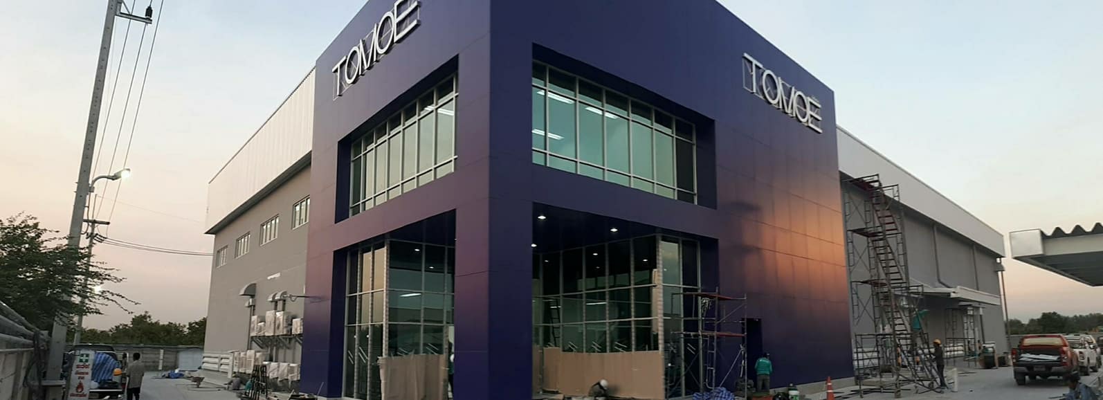 งานหุ้มอาคาร (Facade ,Cladding)